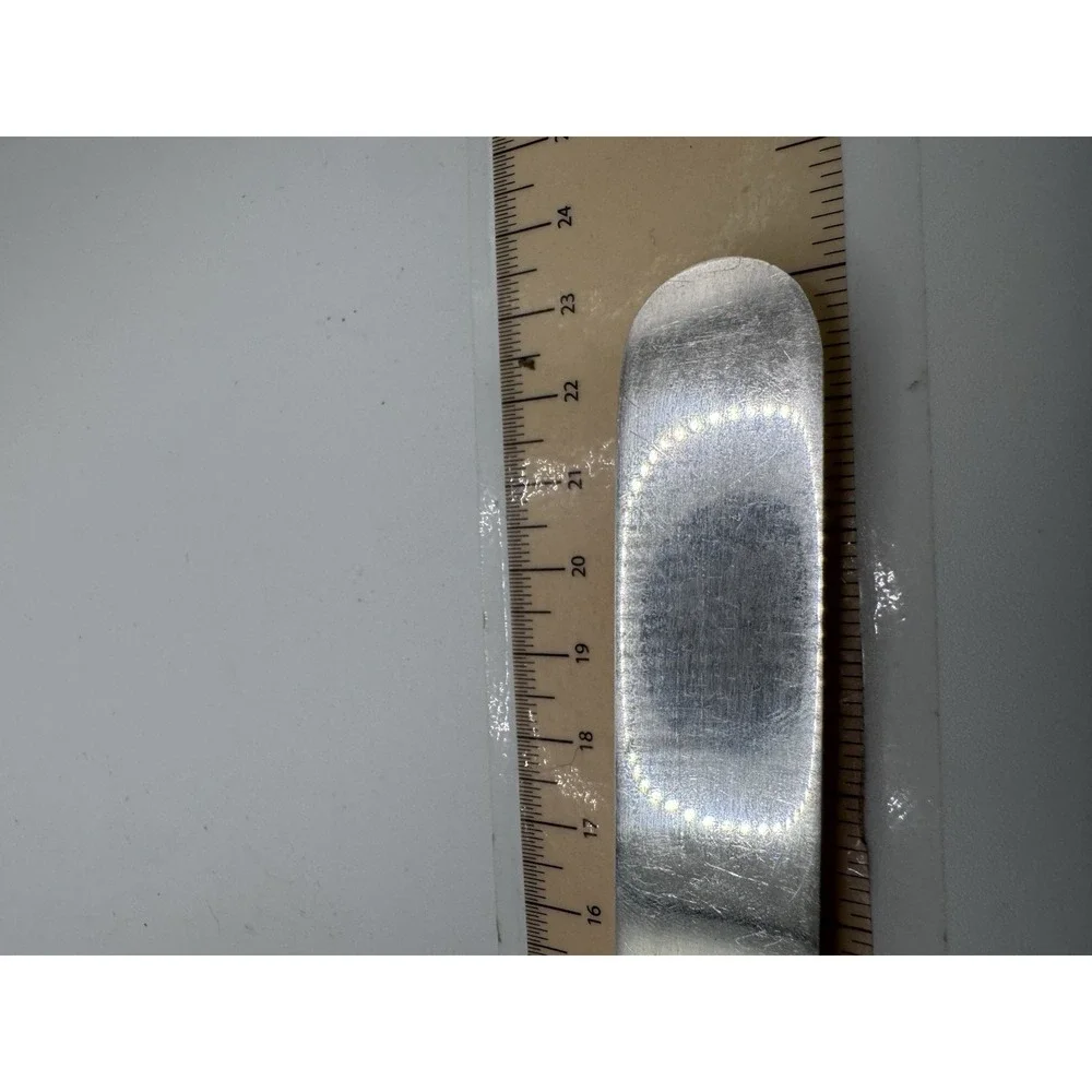 MOTHER OF PEARL STERLING SILVER Dinner Table KNIFE Vtg 9